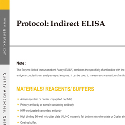 Protocol - ELISA (indirect)